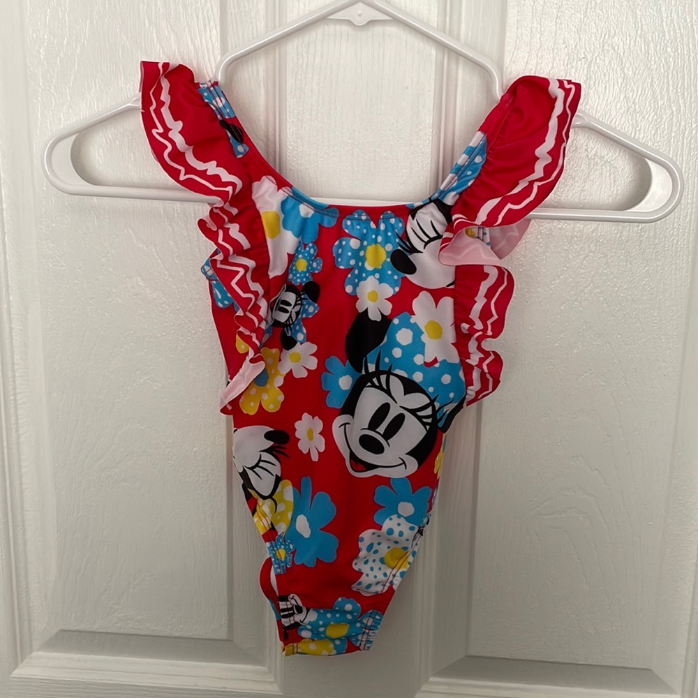 NWOT Minnie Mouse bathing suit 18-24 months